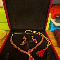Earrings And Necklace