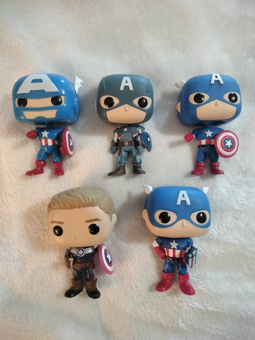 Funko Marvel Captain America Pop Vinyl Figures, 3.75 " $40.00