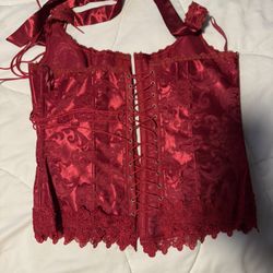 Red Lace Corset 