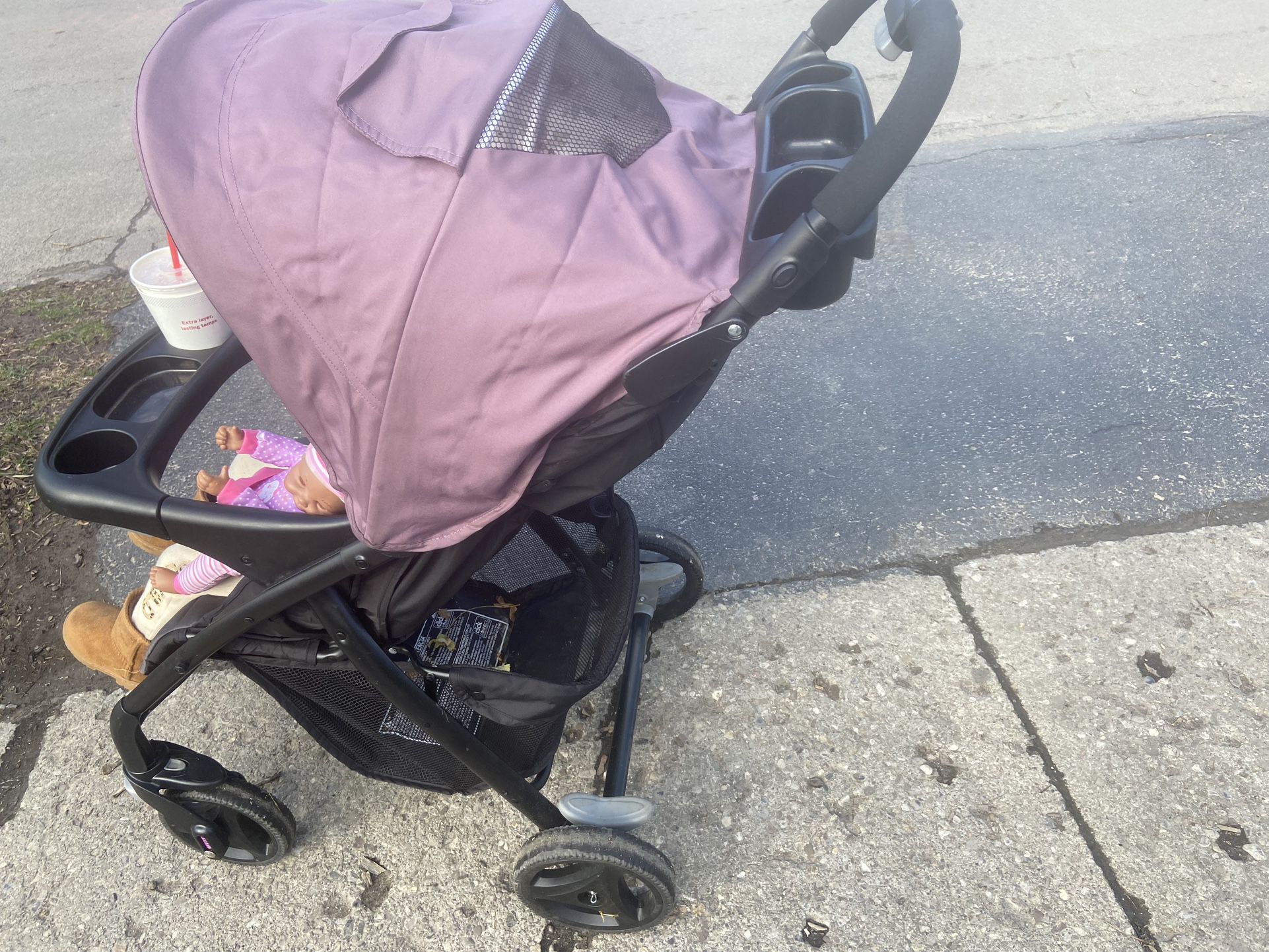 Selling Both Car seat And Matching Stroller. Car seat  Latches Into the Stroller