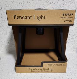 Make A Fair Offer For 3 Unuts. 10.5x 9.75 Pendant Light Portable Or Hardwire, Industrial Chandalier Black. Bulbs Not Incl. Decor Dining, Bar.