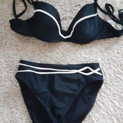 Gottex SIZE 10 Swimsuit Black 