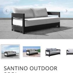 SANTINO OUTDOOR SOFA Couch new in box!
