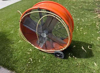 30” Industrial Portable Barrel Ventilation Fan
