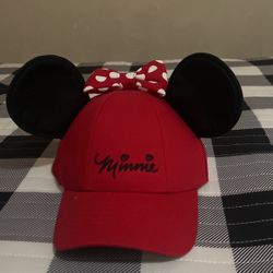Red Minnie Hat For Girls