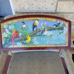 Bradford Exchange Glorious Gathering Self Illuminated Stained Glass 