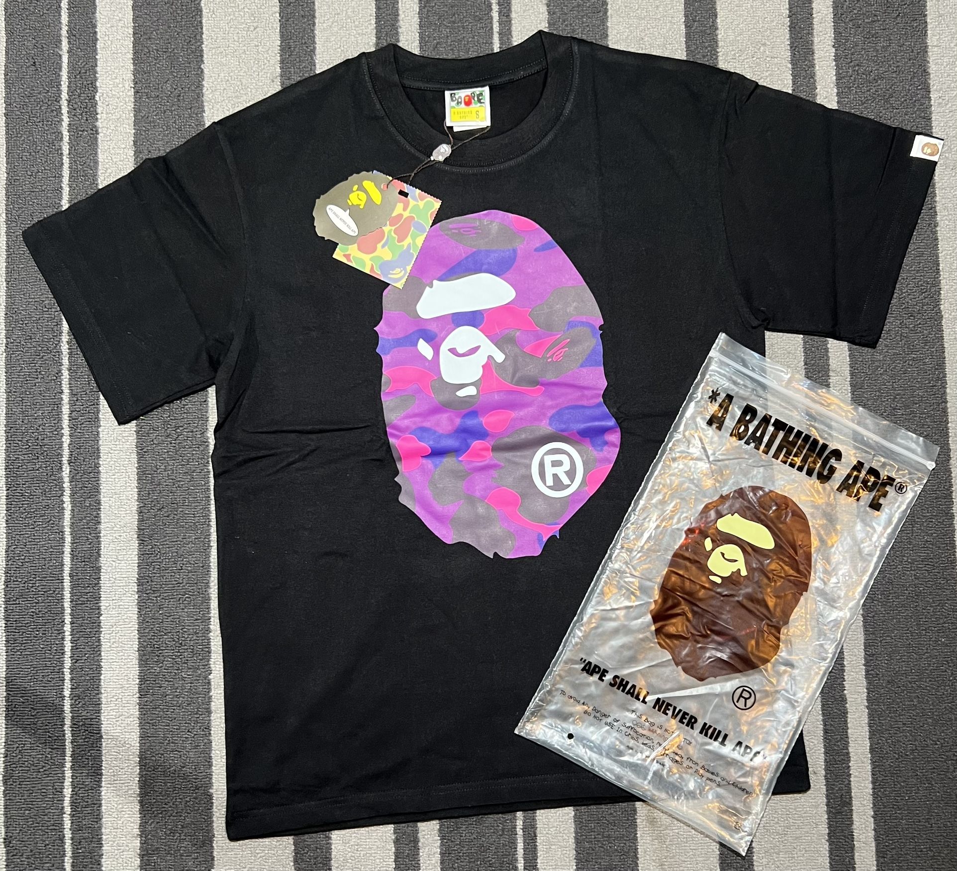 BAPE Color Camo Big Ape Head Tee