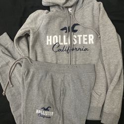 Hollister sweat pant set