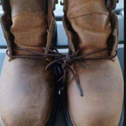 Red wing work boots size 8E