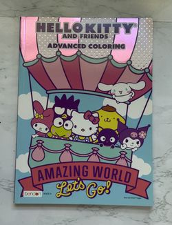 Hello Kitty & Friends Advanced Coloring Book