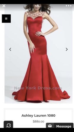 Red night dress size 10