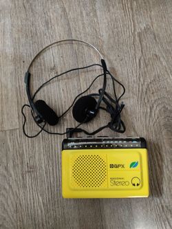 GPX Personal AM/FM Stereo Radio With Headphones (Model: A2845) For Sale