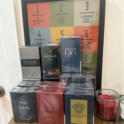 Various Armani, Dior, Chanel, Versace Fragrances