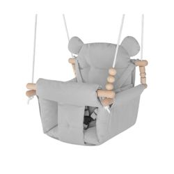 Baby Swing indoor/outdoor Canvas And Wood For Infant/ Toddler 