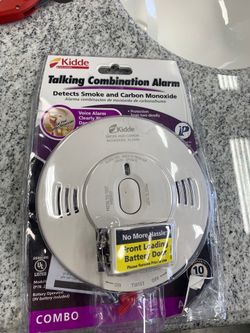 Kidde Talking Combination Alarm Detects Smoke And Carbon Monoxide