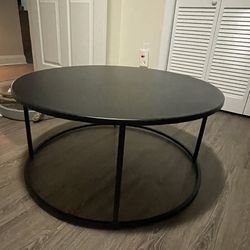 Coffee Table 34 D X 16.5 H
