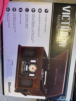 Victrola Navigator 8-in-1 Turntable Stereo System