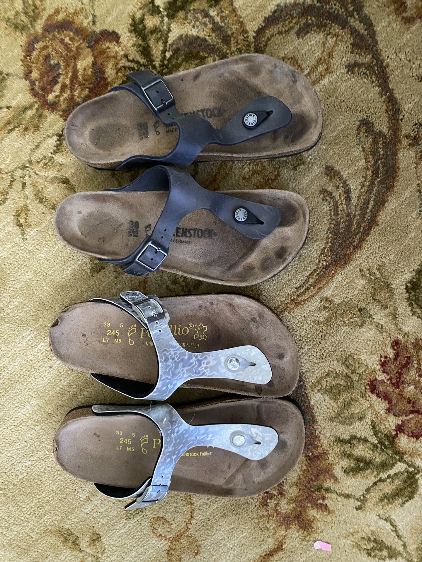 Two Pair Ladies Birkenstock sandals