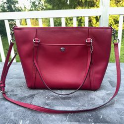 Coach Peyton Pink Magenta Leather Tote - LIKE NEW