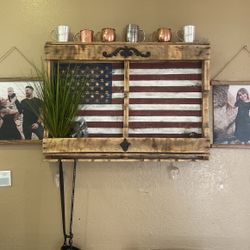 Large Homemade Wine Rack 