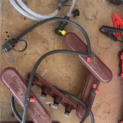 Golf cart battery watering system