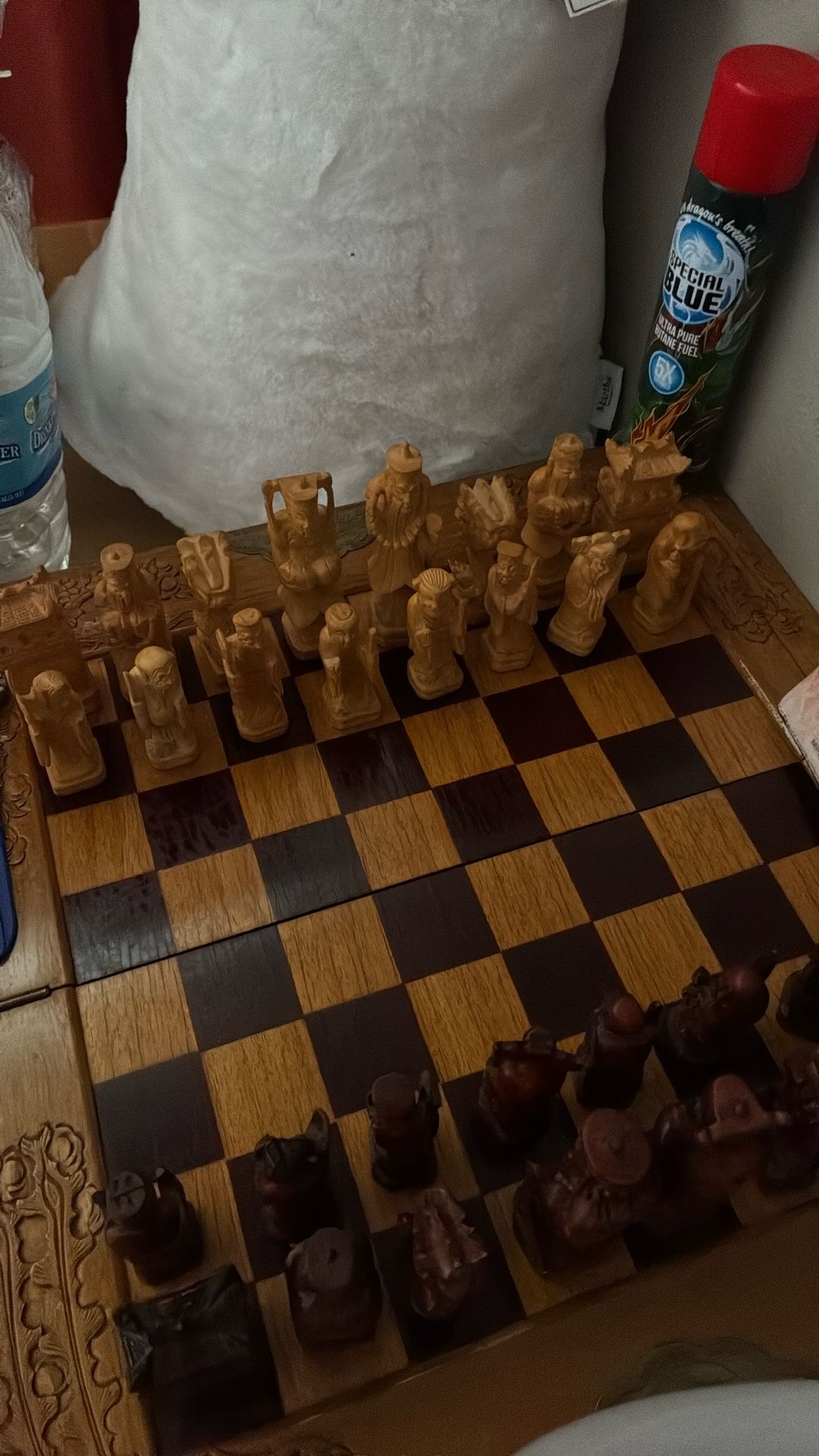Antique chessboard 