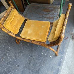 1970s Mid Century Modern Wooden Chair
