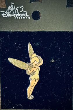 Disney DLR Tinker Bell Preening Pose w/ Glitter Wings - mint on original card