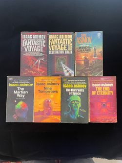 Isaac Asimov Book Lot (7): Vintage Science Fiction