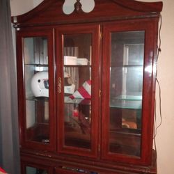 China Cabinet Comes With Bottom 