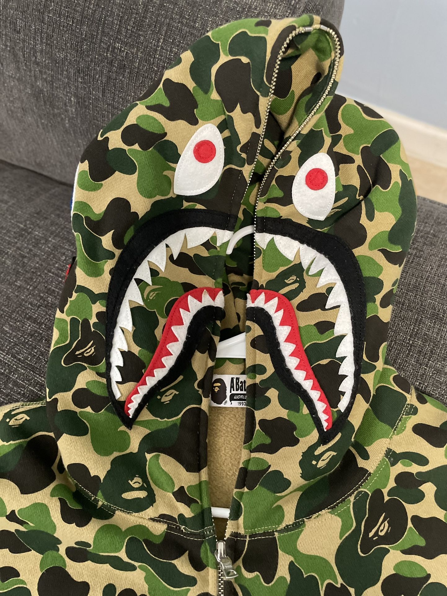 ABC Camo Bape Shark Hoodie
