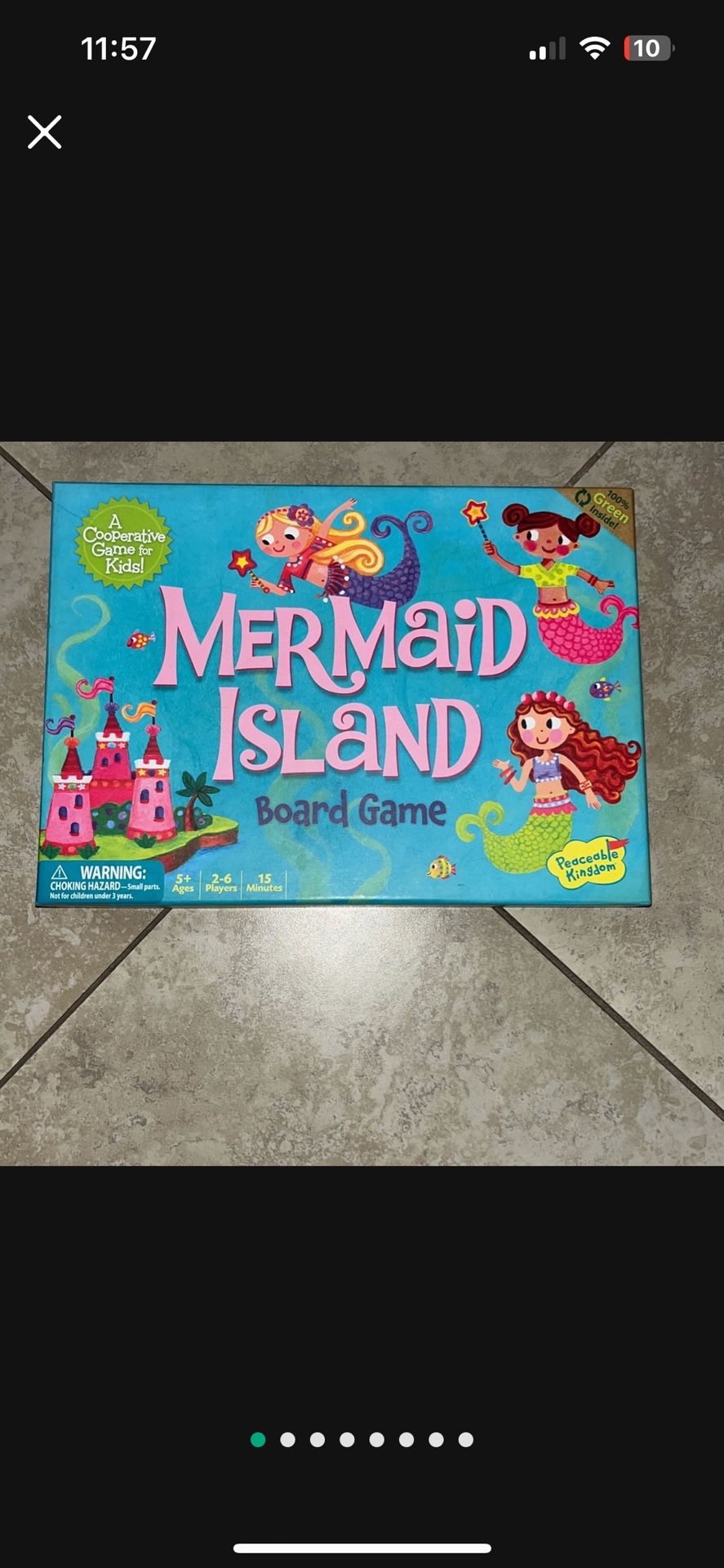 Mermaid Island Board Game