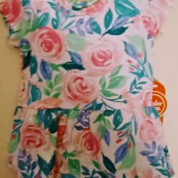 Brand New Baby Girls 0-3 Months Dress Set 