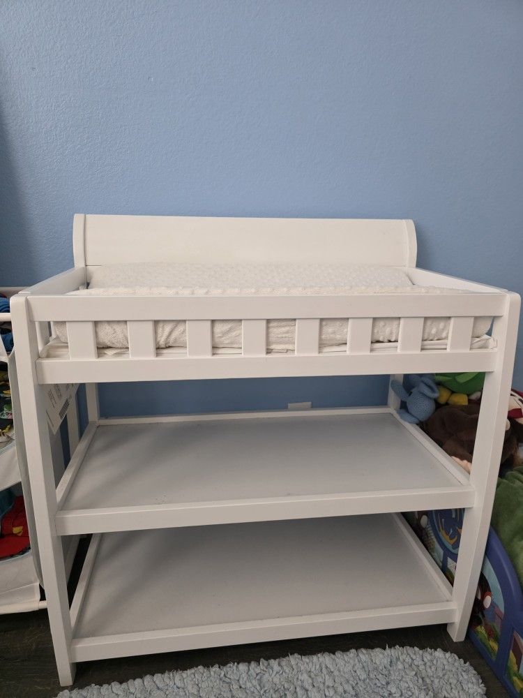 White Changing Table