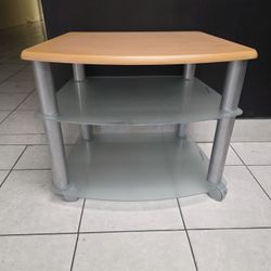 End Table  With Wheels 