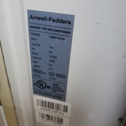 Fedders, 10,000 Btu 110v Ac, With Remote Like New 
