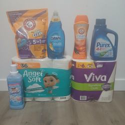 Viva,Angel Sotf ,purex,oxiclean