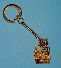 Vintage Disneyland key chain