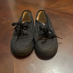 Toddler’s Black Vans