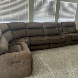 Power Reclining Sofa Sectional