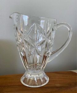 Lenox Pitcher Shooting Star Full Lead Crystal 40oz
