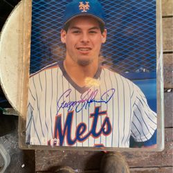 Greg Jeffries Autographed Picture