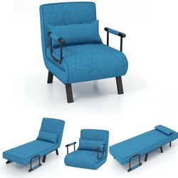 Convertible Sofa Chair Sleeper Fold-Out Bed