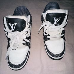  Used Louis Vuitton LV Trainer Sneakers Used No Box 