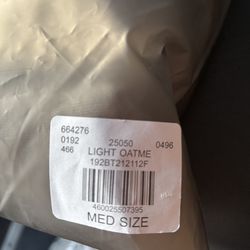 essential hoodie light oatmeal color size medium BRAND NEW