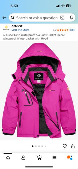 Pink Ski Jacket