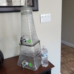 Beverage Dispenser Double Glass Tower Punch