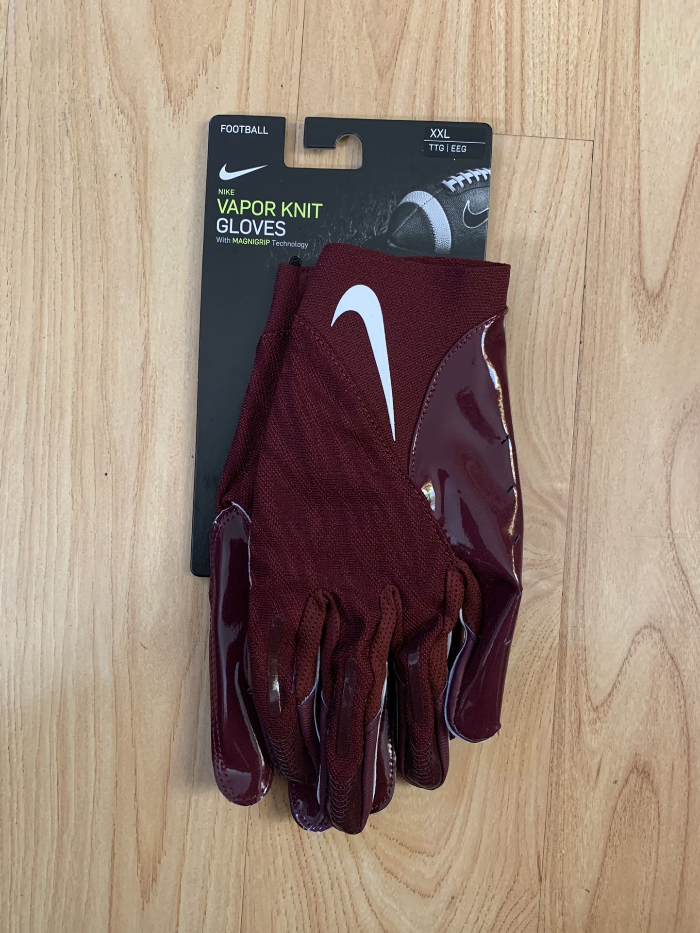 🔥🔥Nike Vapor Knit Football Gloves With Magnigrip 2XL