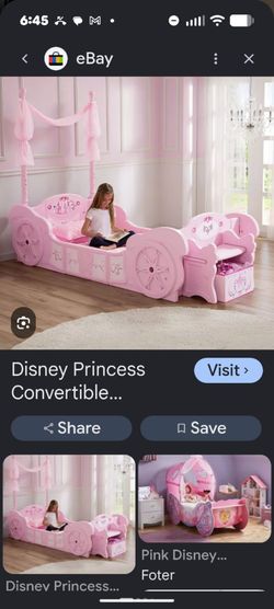 Twin princess bed