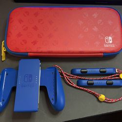 Nintendo Switch Super Mario Red And Blue Edition Accessories